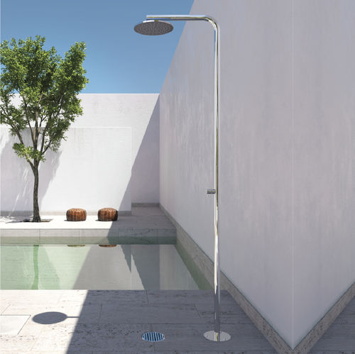 Chuveiro externo para piscina - CLASSY SHOWER: C40.M - Fontealta - em aço inoxidável / da linha residencial