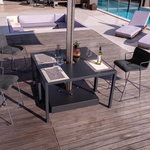 Mesa contemporânea - Romeo - Scolaro - em aço / com base em aço pintado / com base em aço galvanizado