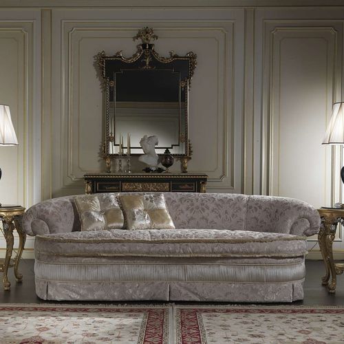 Sofá de estilo - London - VIMERCATI MEDA LUXURY CLASSIC FURNITURE - para sala / em tecido / com braços