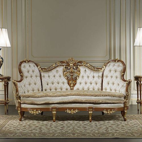 Sofá de estilo - 800 - VIMERCATI MEDA LUXURY CLASSIC FURNITURE - para sala / em tecido / com braços