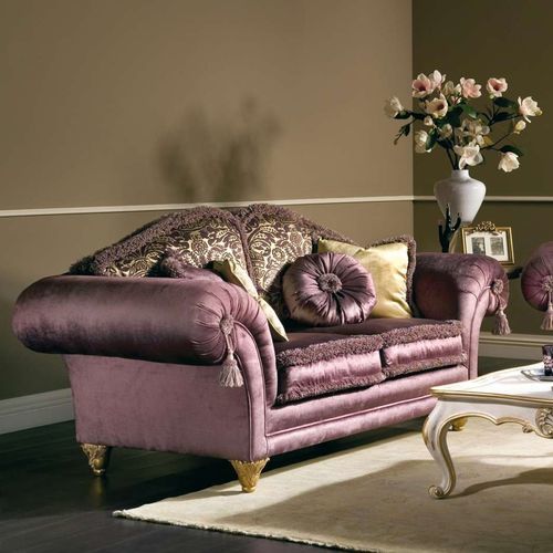 Sofá de estilo - Majestic - VIMERCATI MEDA LUXURY CLASSIC FURNITURE - para sala / em tecido / com braços