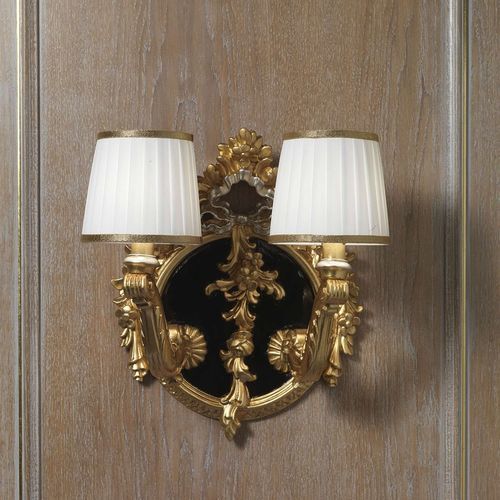 Arandela de estilo - Pin-up - VIMERCATI MEDA LUXURY CLASSIC FURNITURE - para ambiente interno / em madeira laqueada / com folha de ouro