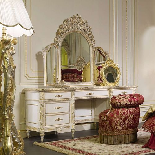 Penteadeira de estilo - roma - VIMERCATI MEDA LUXURY CLASSIC FURNITURE - em madeira / monolugar