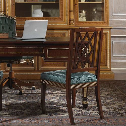 Cadeira de estilo - Ermitage - VIMERCATI MEDA LUXURY CLASSIC FURNITURE - para ambiente interno / em tecido / em madeira