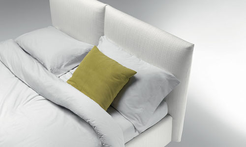 Cama de casal - LONDON - noctis - contemporânea / estofada / em tecido