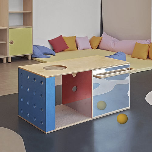 Estrutura lúdica para creche - PRIMIPASSI CUBO - gonzagarredi - para área interna / modular / com cobertura