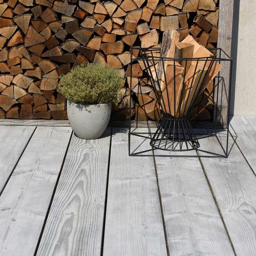 Tábua de deck em madeira maciça - Alpin 185/290 - Pur Natur Holzprodukte - em abeto de Douglas / com sistema de encaixe / à prova de água