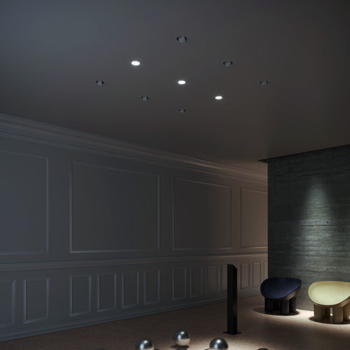 Spot de embutir na parede - REVERSO - BUZZI & BUZZI - de embutir no teto / de LED / redondo