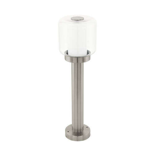 Poste balizador de iluminação de jardim - POLIENTO : 95018 - EGLO Leuchten GmbH - contemporâneo / em aço inoxidável / em vidro