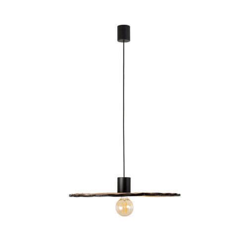 Plafon de design minimalista - COSTAS 600 - Faro Barcelona - redondo / em ratã / metálico