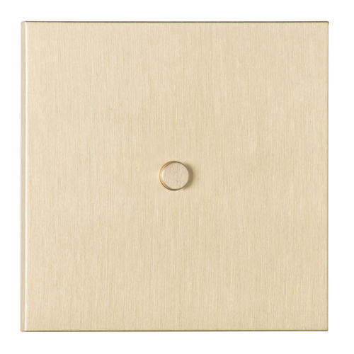 Interruptor com botão de pressão - PNV001-LB - LUXONOV - de embutir / em latão / contemporâneo