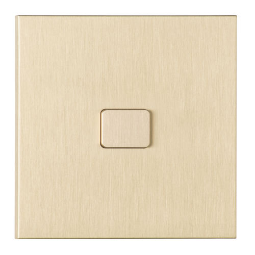 Interruptor com botão de pressão - PDO001-LB - LUXONOV - de embutir / em latão / contemporâneo