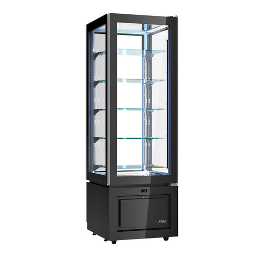 Vitrina refrigerada vertical - LUXOR NEW STYLE - KP6A - Sagi - para loja / preta / com porta