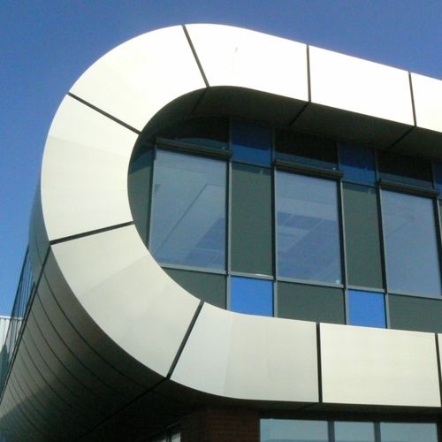 Revestimento de fachada em painéis - NedZink NOVA COMPOSITE - NedZink - em compósito / em titânio / em zinco