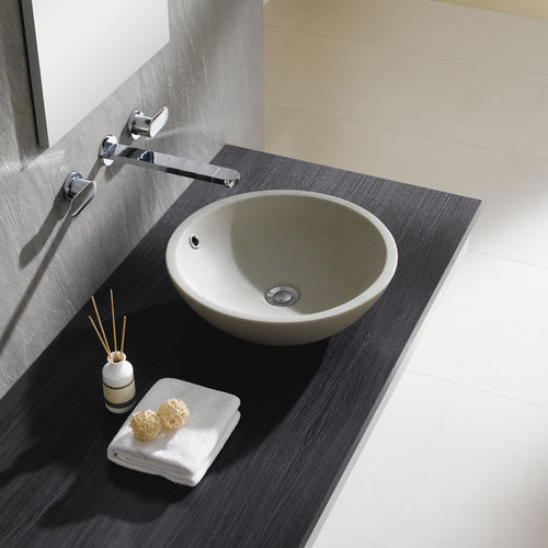Cuba de apoio - CASTELLON CRU - Bath Collection S.L. - em porcelana / redonda / contemporânea