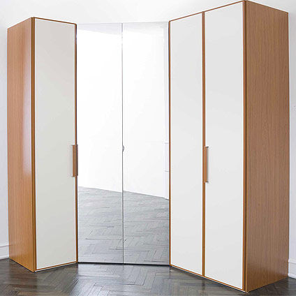 Guarda-roupa de canto - SPEEDY  - Homes - contemporâneo / em madeira / com portas de abrir