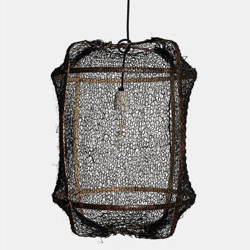 Pendente - Z5 BLACK : SISAL NET - AY ILLUMINATE - em bambu / contemporânea / sem fio