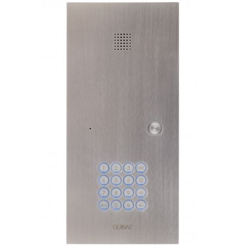 Módulo de interfone em aço inoxidável - PDA361SIP - guinaz - de embutir / unidade externa / com tela sensível ao toque