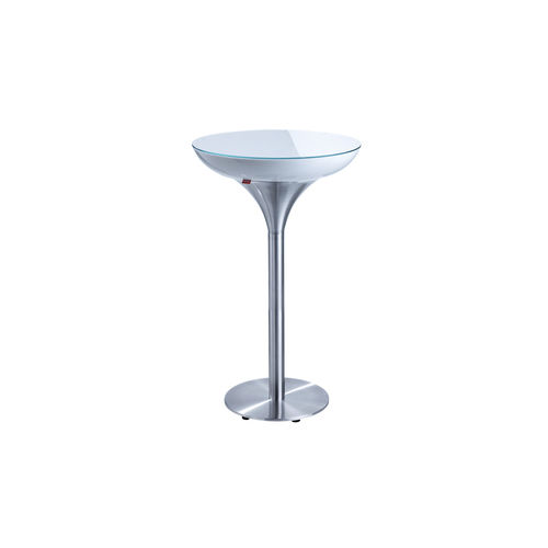 Mesa alta contemporânea - LOUNGE MX 105 - MOREE - em vidro / em material plástico / em ABS