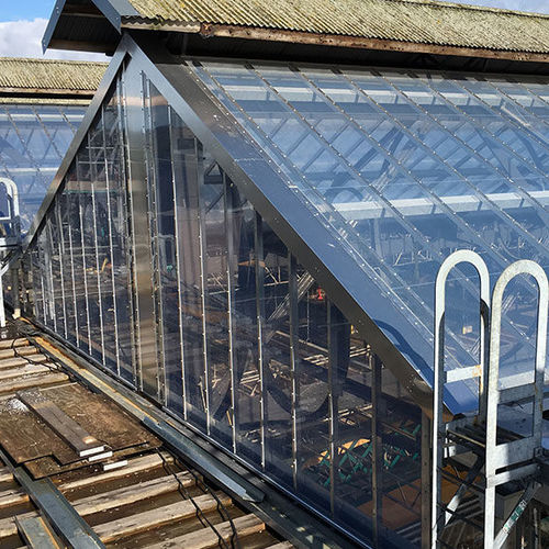 Fachada ventilada em ETFE Texlon® - CARLISLE TRAIN STATION  - Vector Foiltec - em folhas / autolimpante