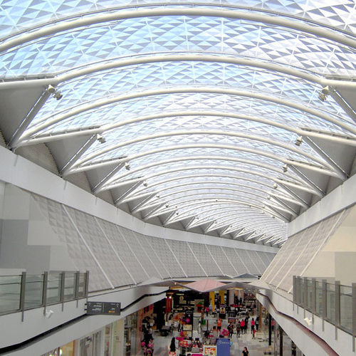 Sistema de cobertura curvo - TE AWA MALL IN HAMILTON, NEW ZEALAND - Vector Foiltec - de perfis metálicos / em ETFE Texlon® / da linha comercial