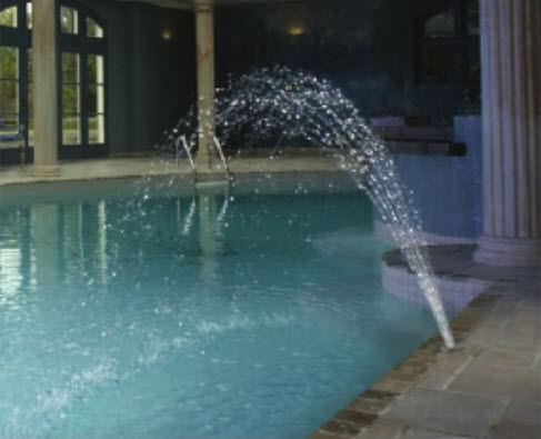 Cascata para piscina - WMF076 - CROWN JET - Crystal Fountains
