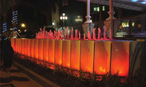 Refletor de cabeça móvel IP68 - LED002/004 SERIES - COMPACT WHITE OR RGBW LIGHT - Crystal Fountains - de LED / submersível / para fonte