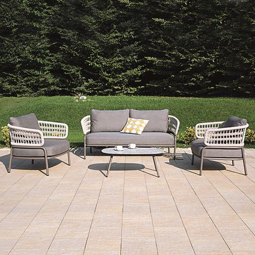 Conjunto de jardim contemporâneo - Bled Lounge - Contral - em tecido hidrorrepelente / em HPL / contract