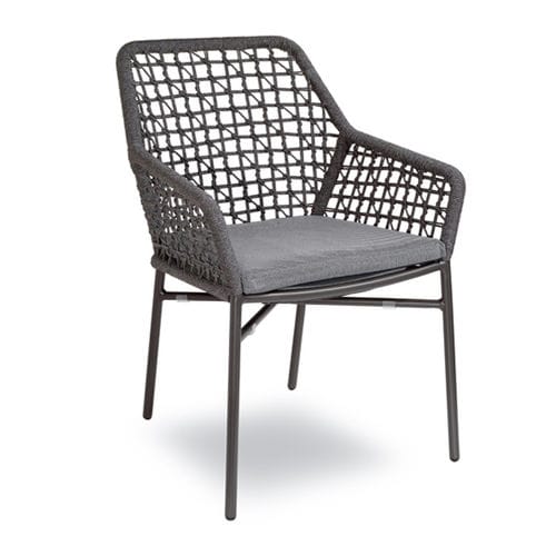 Cadeira de sala de jantar contemporânea - Giselle Net - Contral - para ambiente externo / em tecido hidrorrepelente / em tecido sintético