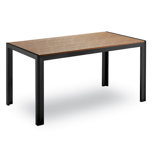 Mesa de jantar contemporânea - Bavaria - Contral - em alumínio / com base em alumínio / retangular