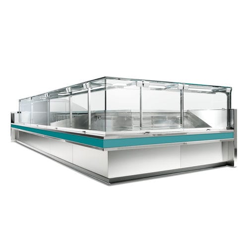 Vitrina refrigerada tipo balcão - EBONY - CRIOCABIN S.p.A. - para loja / com iluminação / sob medida