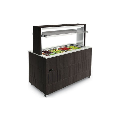 Buffet refrigerado central - ISOLA - Enofrigo - com rodas / para restaurante
