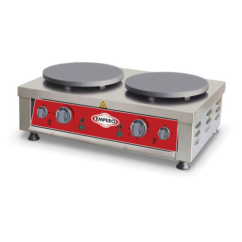 Máquina de crepes elétrica - EMP.KR.010 - Empero - profissional / dupla