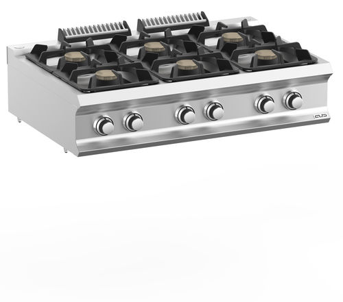 Fogão a gás - FB711TXS - mbm - profissional / 6 bocas / 1 forno