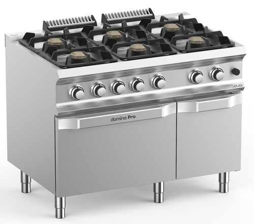Fogão a gás - FB711AFGXL - mbm - profissional / 6 bocas / 1 forno