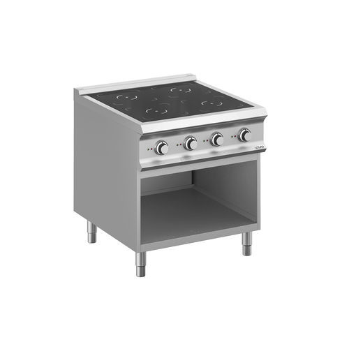 Fogão de indução - IN98A - mbm - profissional / 4 bocas / 1 forno
