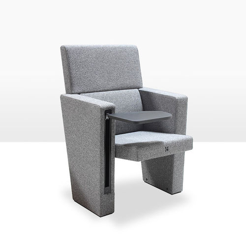 Cadeira de conferência contemporânea - DAFNE - ASCÉNDER - para ambiente interno / em material têxtil / com base em madeira