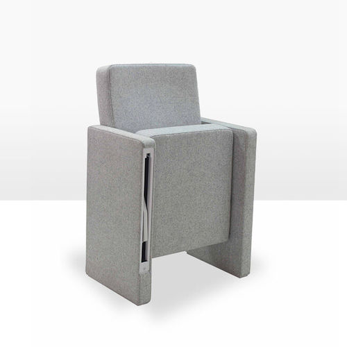 Cadeira de conferência contemporânea - PERSEO - ASCÉNDER - para ambiente interno / em material têxtil / com base em madeira