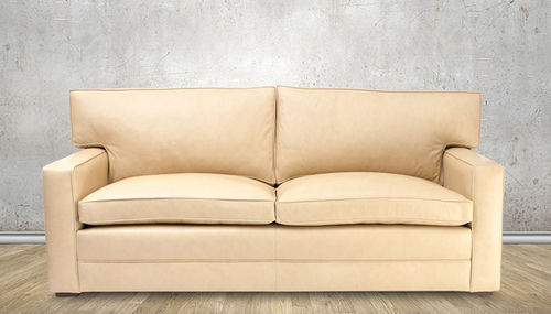 Sofá contemporâneo - St Tropez  - Kingsgate Furniture ltd - em couro / com braços / com almofada removível