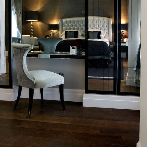 Cadeira para interlocutor clássica - Bedroom  - Kingsgate Furniture ltd - para ambiente interno / em tecido / em couro