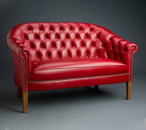 Sofá Chesterfield - Vienna - Kingsgate Furniture ltd - em couro / com braços / feito à mão