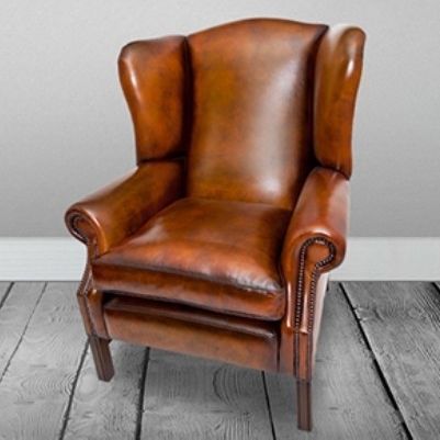 Poltrona clássica - Albury - Kingsgate Furniture ltd - em tecido / em couro / em madeira maciça