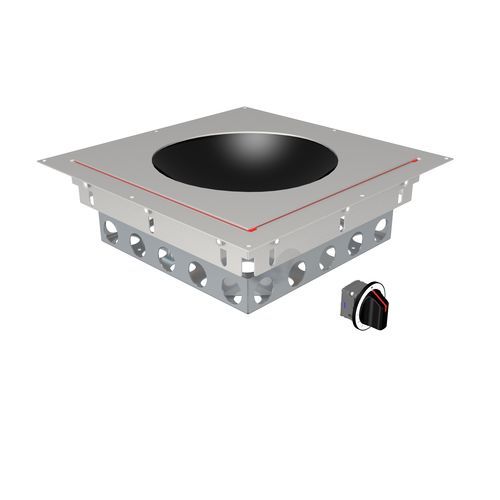 Cooktop de indução - MS-I-POWER 300 E - MENU SYSTEM AG - profissional / 1 boca / de embutir
