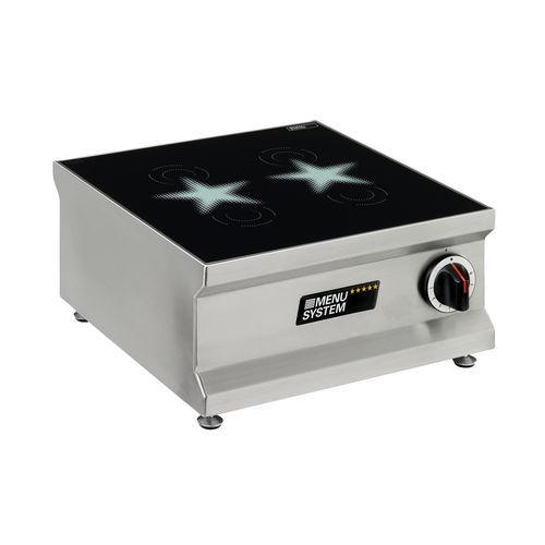 Cooktop de indução - MS-I-10M - MENU SYSTEM AG - profissional / 1 boca / de bancada