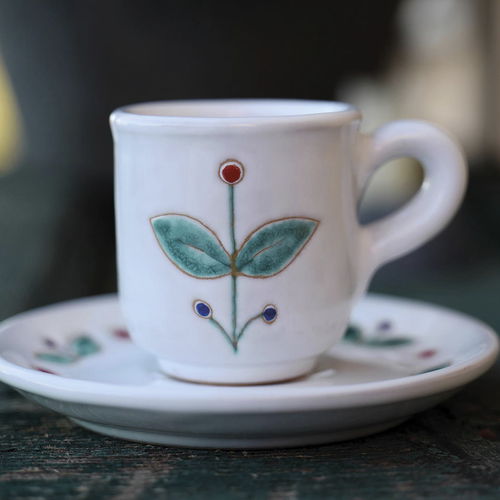 Xícara de café em cerâmica - LE PAVONCELLE - Cerasarda - para uso doméstico
