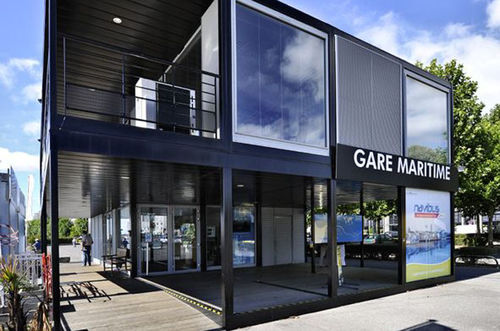 Construção pré-fabricada - FINIST’MER 155 m²  - Cougnaud - em madeira / para escritório / ecológica