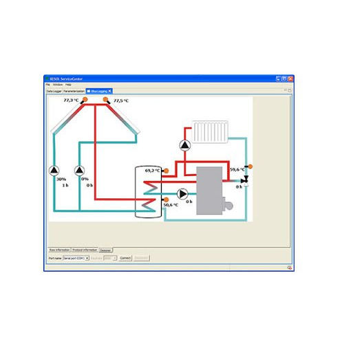 Software de gestão - RSC - RESOL Elektronische Regelungen GmbH - para sistema de controle de edifícios inteligentes