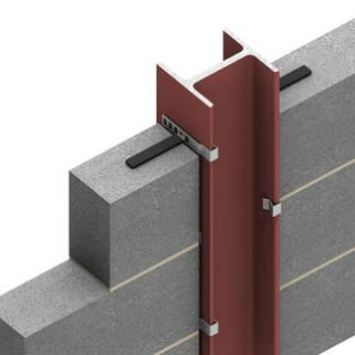 Sistema de fixação em aço - PPH TIE - Ancon Building Products - para revestimento de fachada