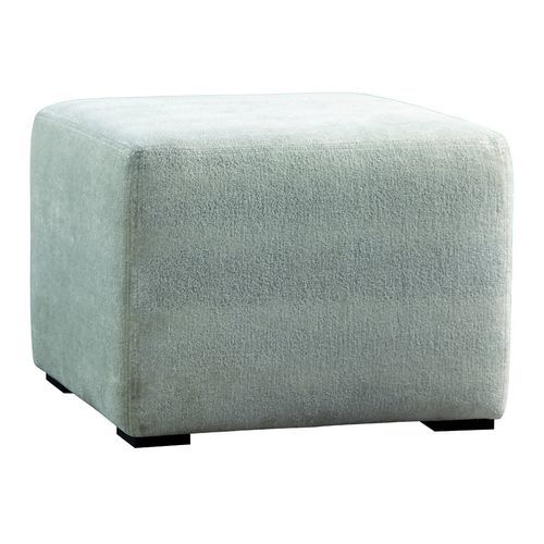 Puff contemporâneo - CUBE - PH Collection - em tecido / quadrado / cinza