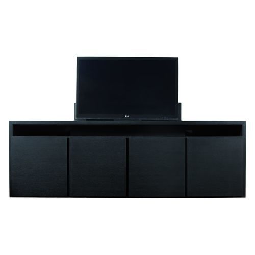 Rack de TV contemporâneo - Gable - PH Collection - com 4 portas / com elevador de tela / em madeira